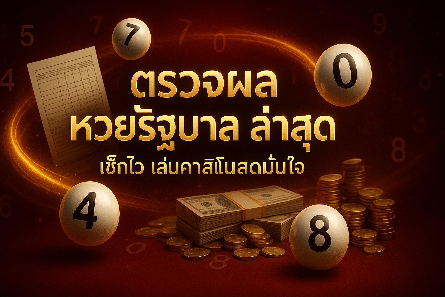 ตรวจผล หวยรัฐบาล ล่าสุด
